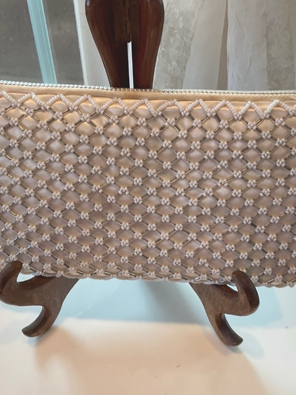 La Regale Ltd Mini Pearl Beaded Bag VTG